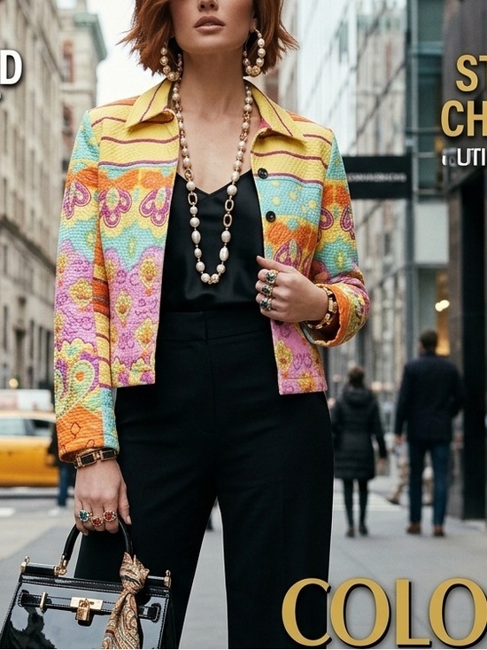canvasback Jackets & Blazers - 💓 Beautiful Boutique Look CANVASBACK JACKET ITS NEW NEVER WORN MULTICOLORED SZ 8